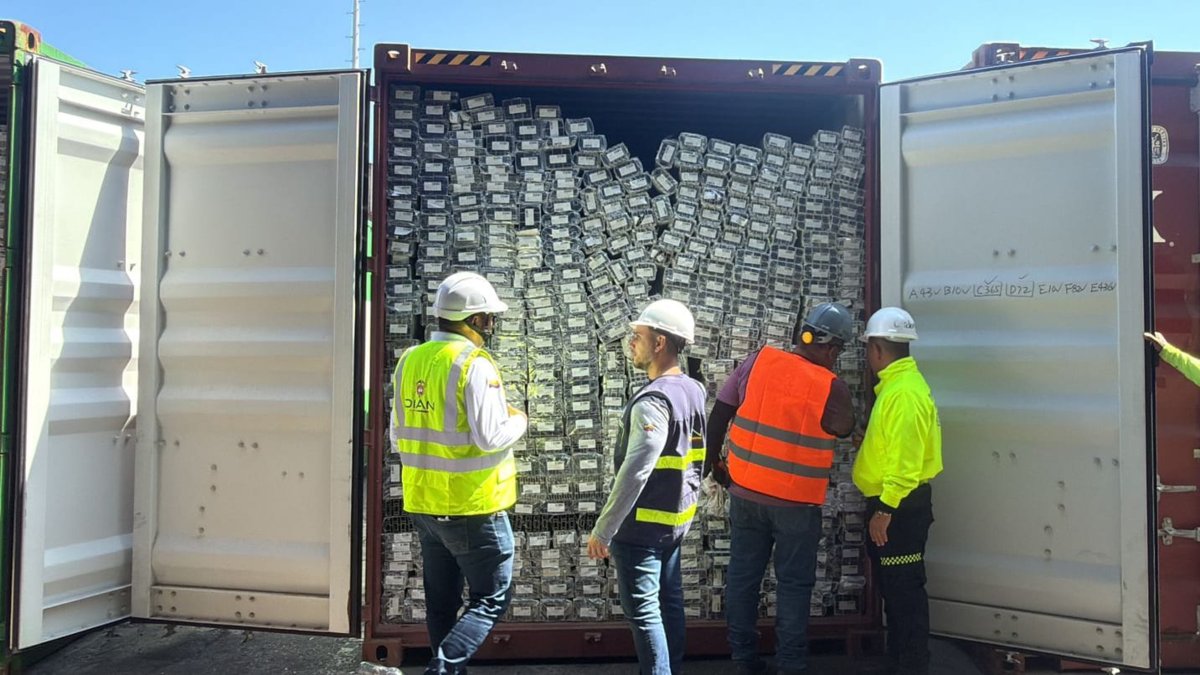 incautan cargamento de perfiles de aluminio avaluados en cerca de $4.700 millones
