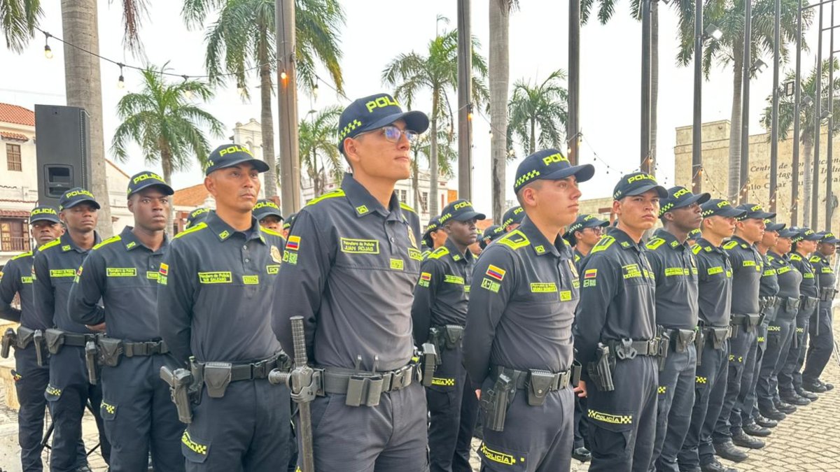 Cartagena refuerza su seguridad en temporada alta con 250 nuevas policías para cuidar a turistas y residentes en toda la ciudad