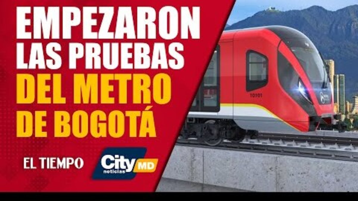 #CiudadNoticias 26 de diciembre: Empezaron las pruebas del metro de Bogotá