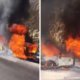Camioneta se subió en la vía Girardot-Bogotá y quedó en pérdida total; esta seria la causa del siniestro