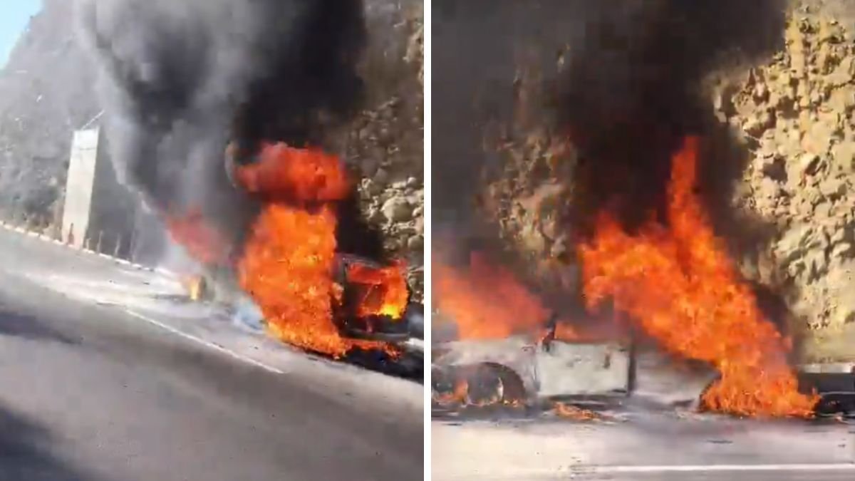 Camioneta se subió en la vía Girardot-Bogotá y quedó en pérdida total; esta seria la causa del siniestro