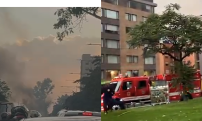 Reportan el incendio de un carro en la avenida Boyacá: estas son las rutas alternas