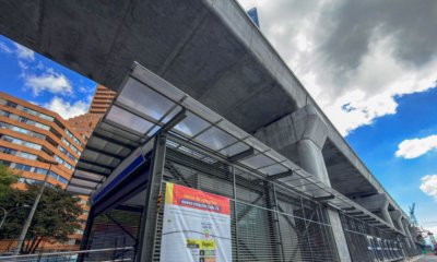 así es la nueva estación definitiva de TransMilenio en la calle 26 con Caracas, debajo del metro elevado