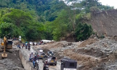 Abren paso a un carril de la vía Medellín-Urabá, sin embargo, la apertura está sujeta a las condiciones climáticas