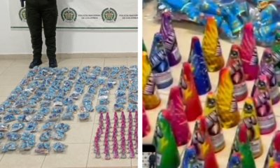en un vehículo de servicio público encuentran cajas con material explosivo