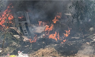 Bomberos de Villavicencio atienden incendio en terreno en el que se hizo una de las misas del papa Francisco en Colombia