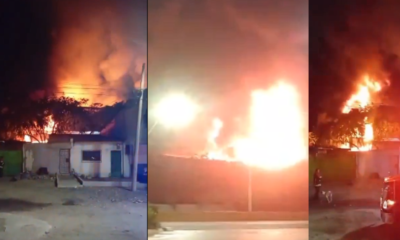 Incendio destruyó fábrica de colchones en Malambo, Atlántico, durante la madrugada de este martes; esto es lo que se sabe