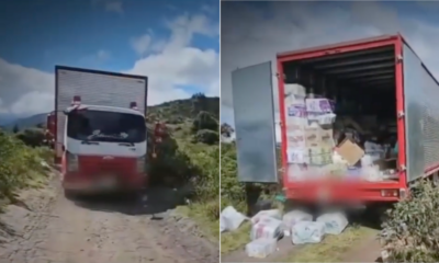 delincuentes se hicieron pasar por policías y robaron un camión en la vía Mondoñedo
