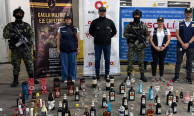 incautan 84 botellas de licor de contrabando en reconocido centro comercial de Pereira