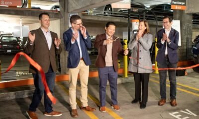 Abre el mayor centro de recarga rápida del norte de California que no es de Tesla