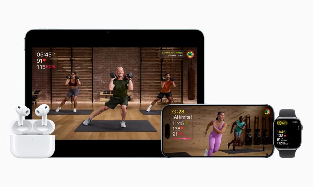 Apple Fitness+ llega a 28 nuevas regiones con doblaje de voz digital