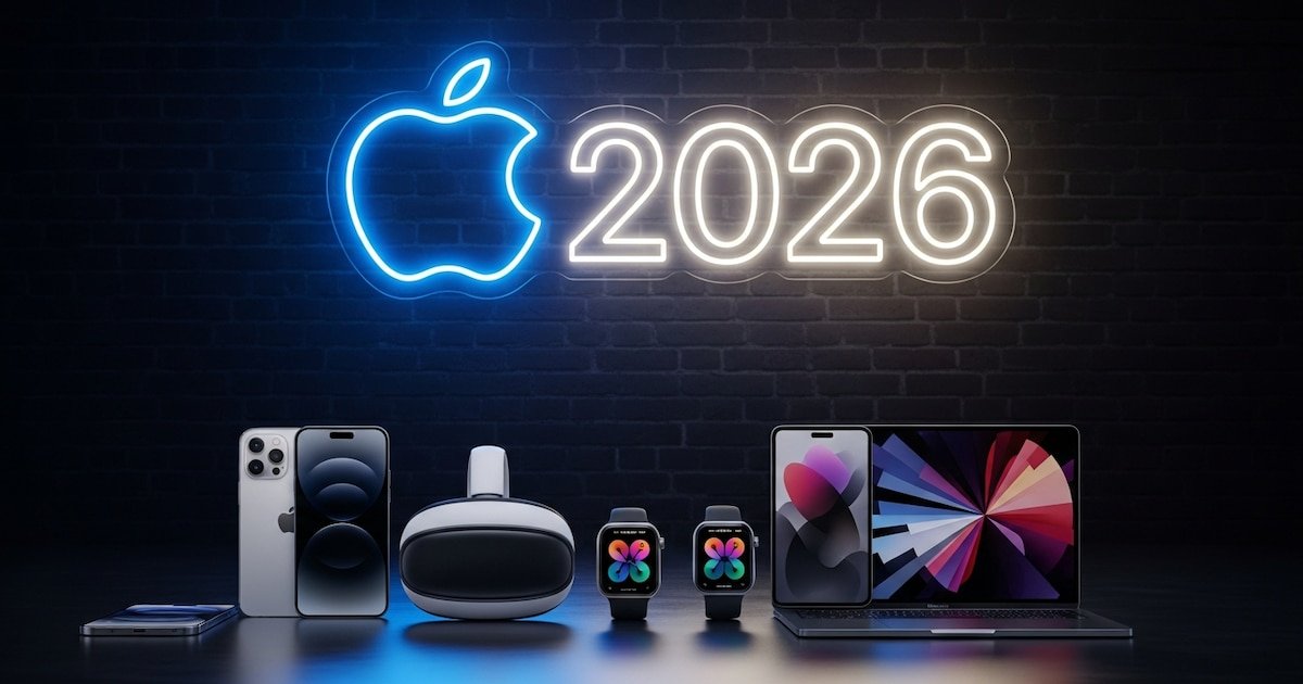 Apple lanzaría en 2026 más de 20 dispositivos: iPhone plegable, Apple Watch, Vision Air y más