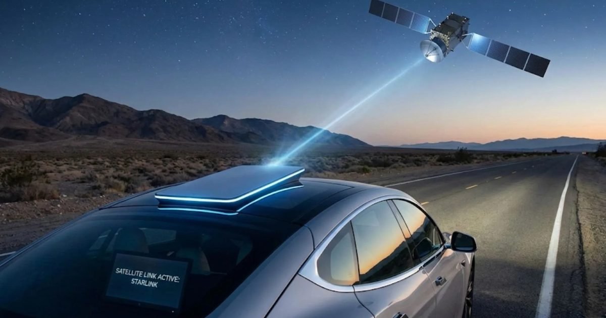 Así es como Tesla podría llevar internet por satélite a tu coche