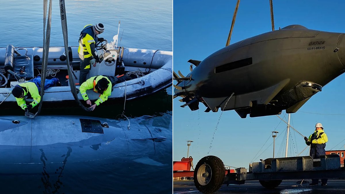 Así es el dron alemán que vigila los cables submarinos del mar Báltico y se controla mediante inteligencia artificial.
