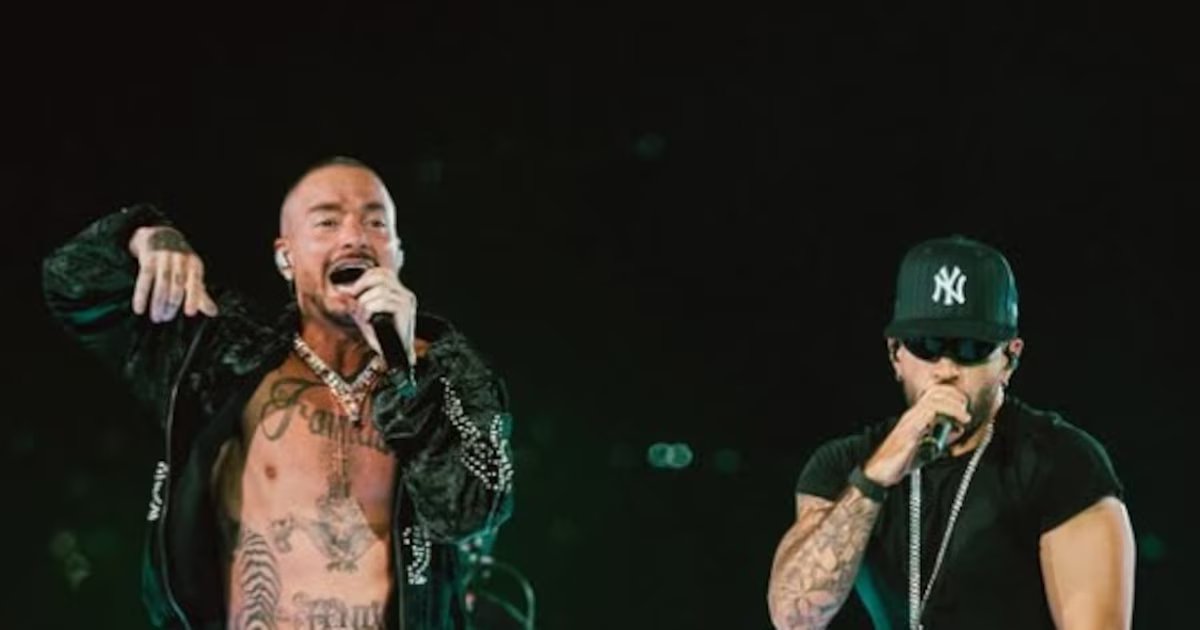 Así fue como se vivió la chiva de Feid para el concierto de J Balvin: el artista recorrió las calles de Medellín