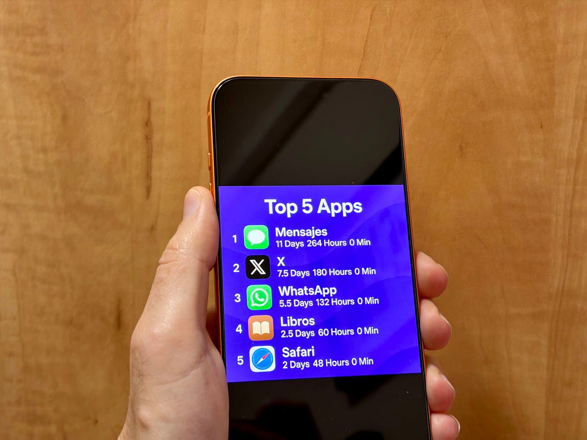 Así puedes tener el Wrapped 2025 de Spotify, pero de las apps que más has usado en tu iPhone a lo largo del año