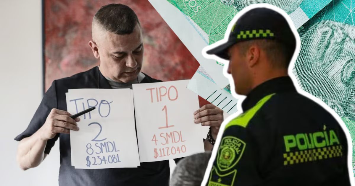 Aumento del salario mínimo para 2026 incrementará el valor de las multas en Colombia: así quedarán los valores