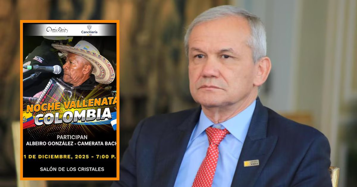 Cancillería de Colombia abrió investigación preliminar al embajador en Nicaragua por la participación de Carlos Ramón González en fiesta privada