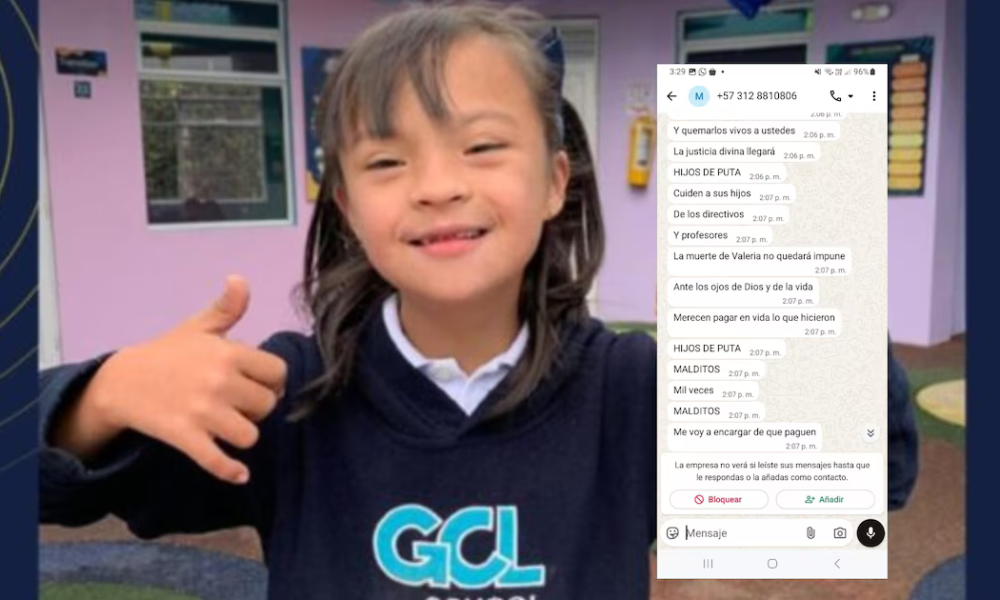 Caso Valeria Afanador: colegio donde estudiaba la menor, y su padre, han recibido graves amenazas