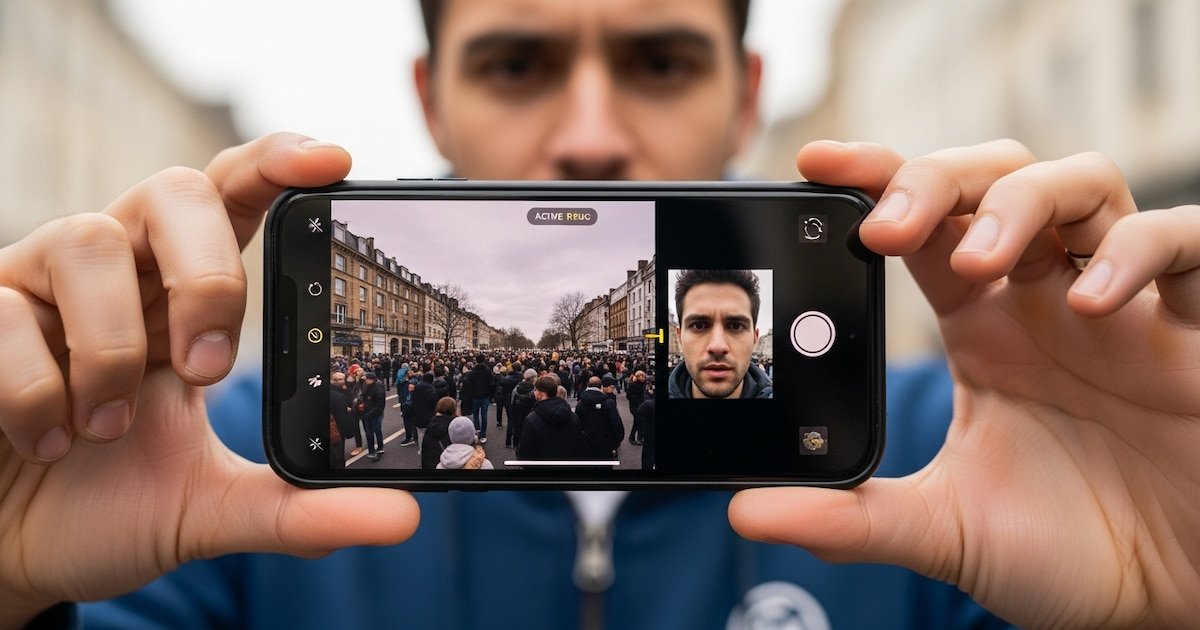 Cómo grabar vídeos en iPhone usando las dos cámaras al mismo tiempo