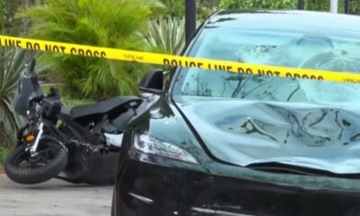 Conductor de scooter muere en choque con Tesla en Miami – Telemundo Miami (51)