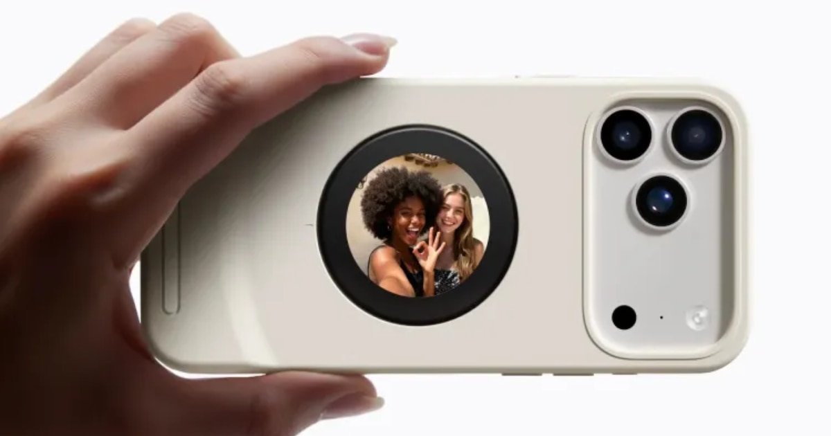 Diseñan funda para iPhone con segunda pantalla que permite tomar selfies con la cámara trasera