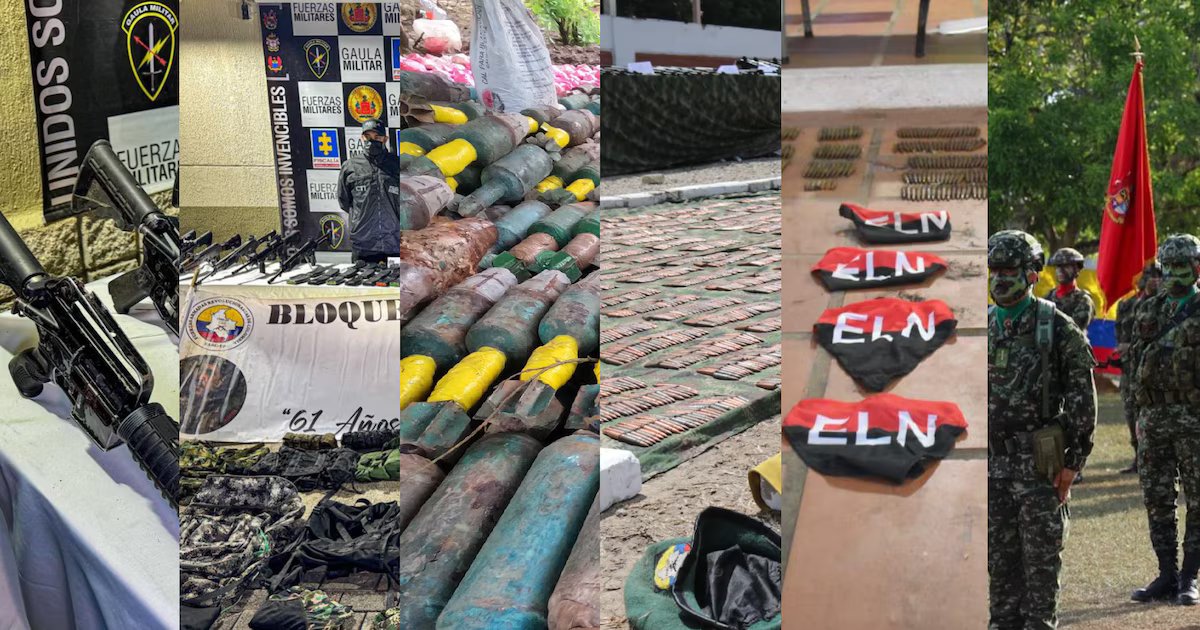 El Ejército Nacional presentó el balance de 2025: la mayor incautación de armamento en la última década entre los resultados