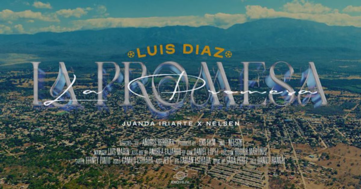 El fútbolista Luis Díaz despide el 2025 lanzando su carrera musical con “La Promesa”