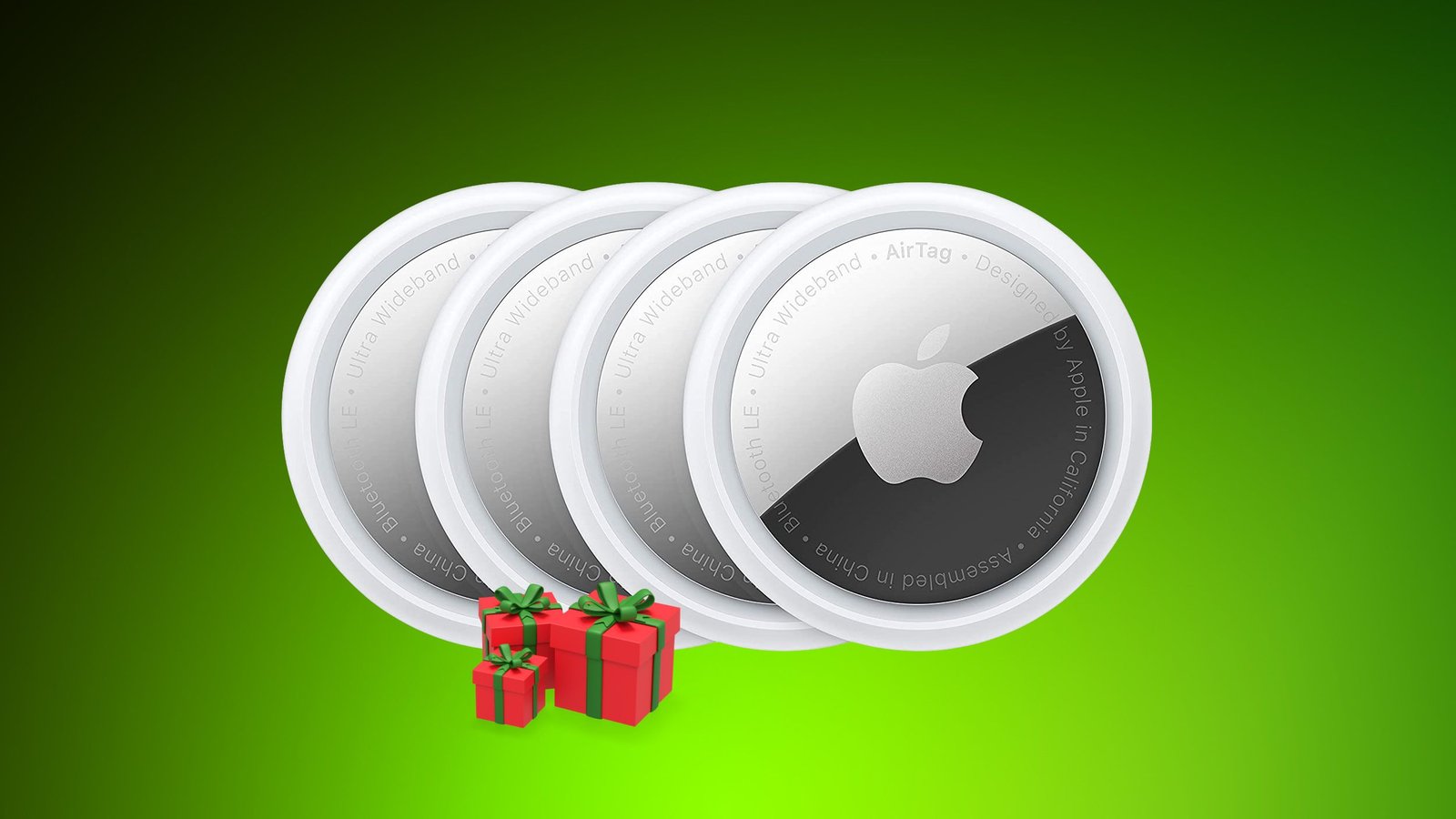 El paquete de 4 AirTag de Apple es el relleno perfecto para calcetines a $ 69,99 en Amazon