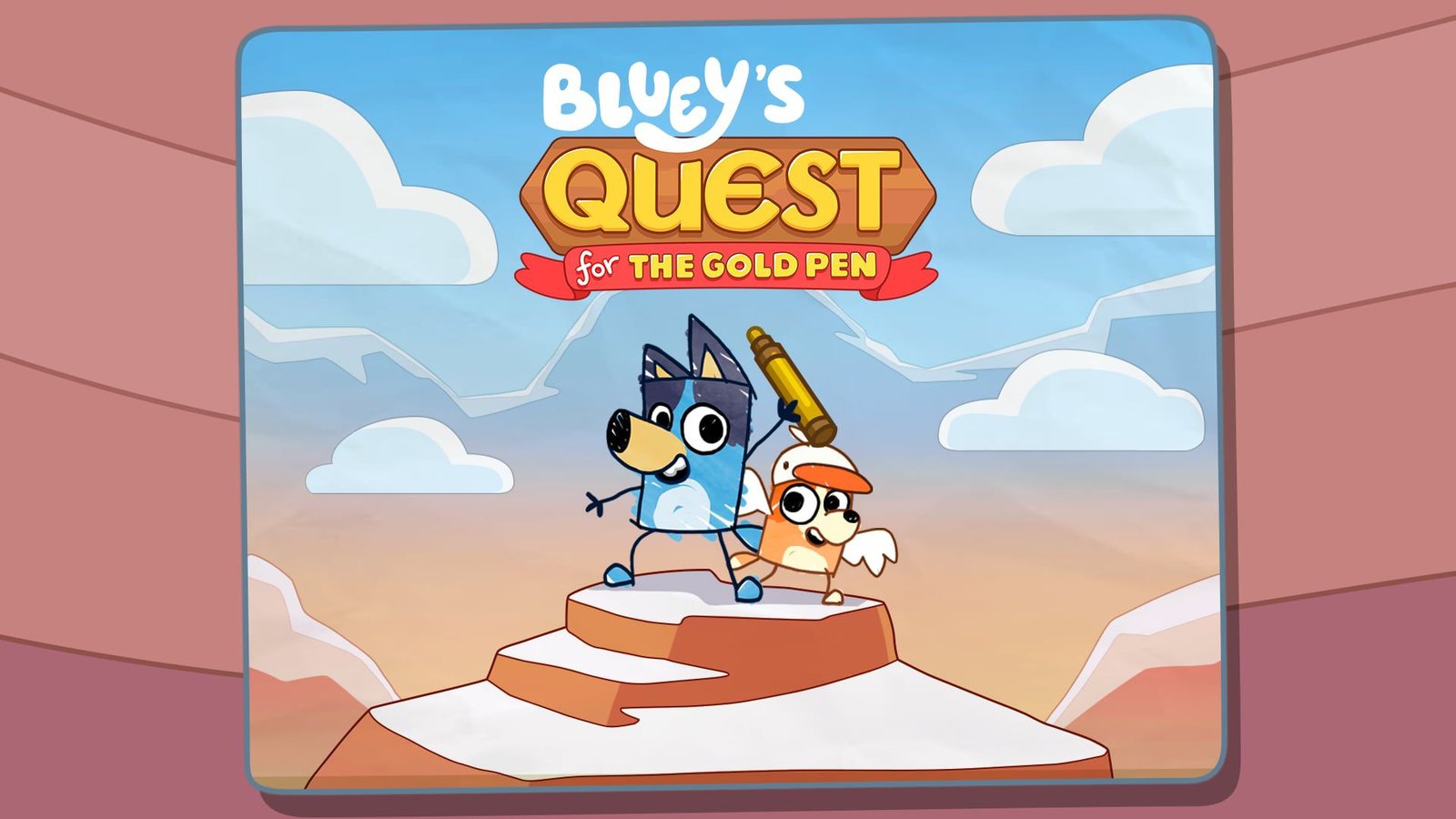 El videojuego Bluey 'Quest for the Gold Pen' se lanza en iPhone, iPad y Mac