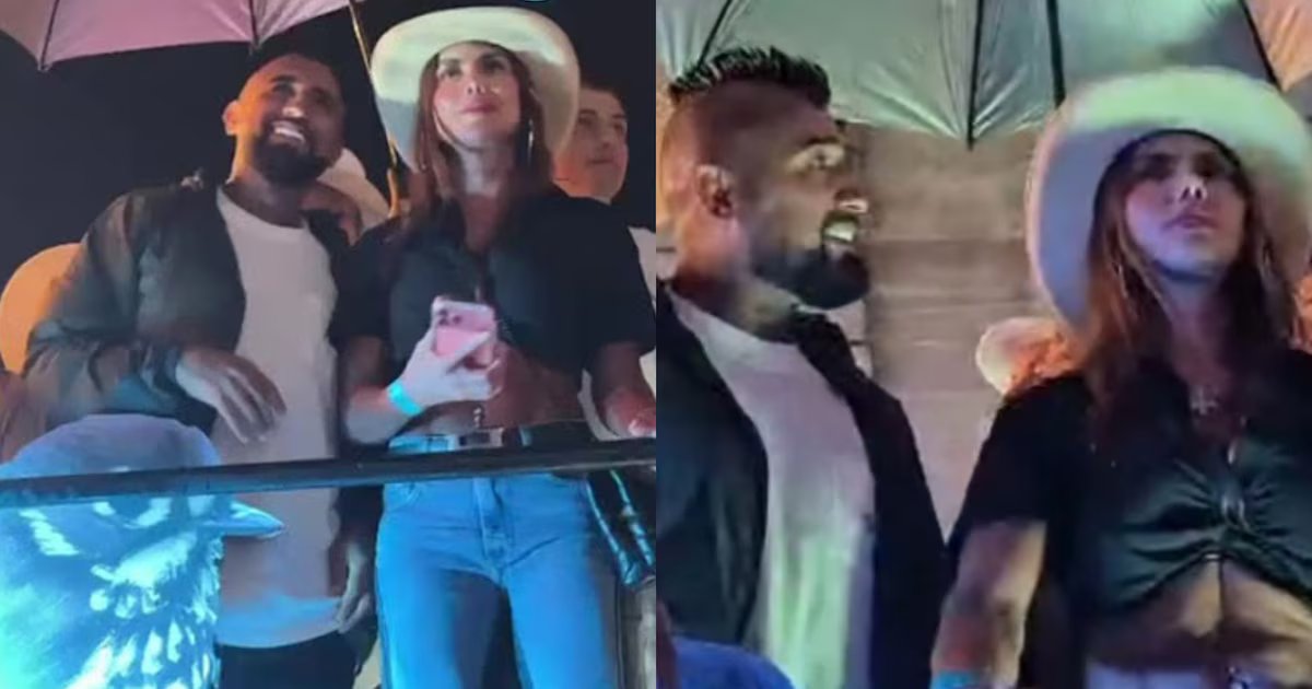 En video: Arturo Vidal apareció en el Salsódromo y disfrutó del primer día de la Feria de Cali bajo la lluvia