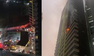 En video: Incendio estructural en Medellín durante el Día de las Velitas dejó seis heridos y un perro fallecido