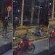 En video: motociclista agredió a agente de tránsito en Cali que le pidió sus documentos
