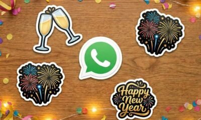 Encontró la aplicación de stickers de Año Nuevo definitivo. Es gratis, no te pide datos y funciona perfecto en WhatsApp