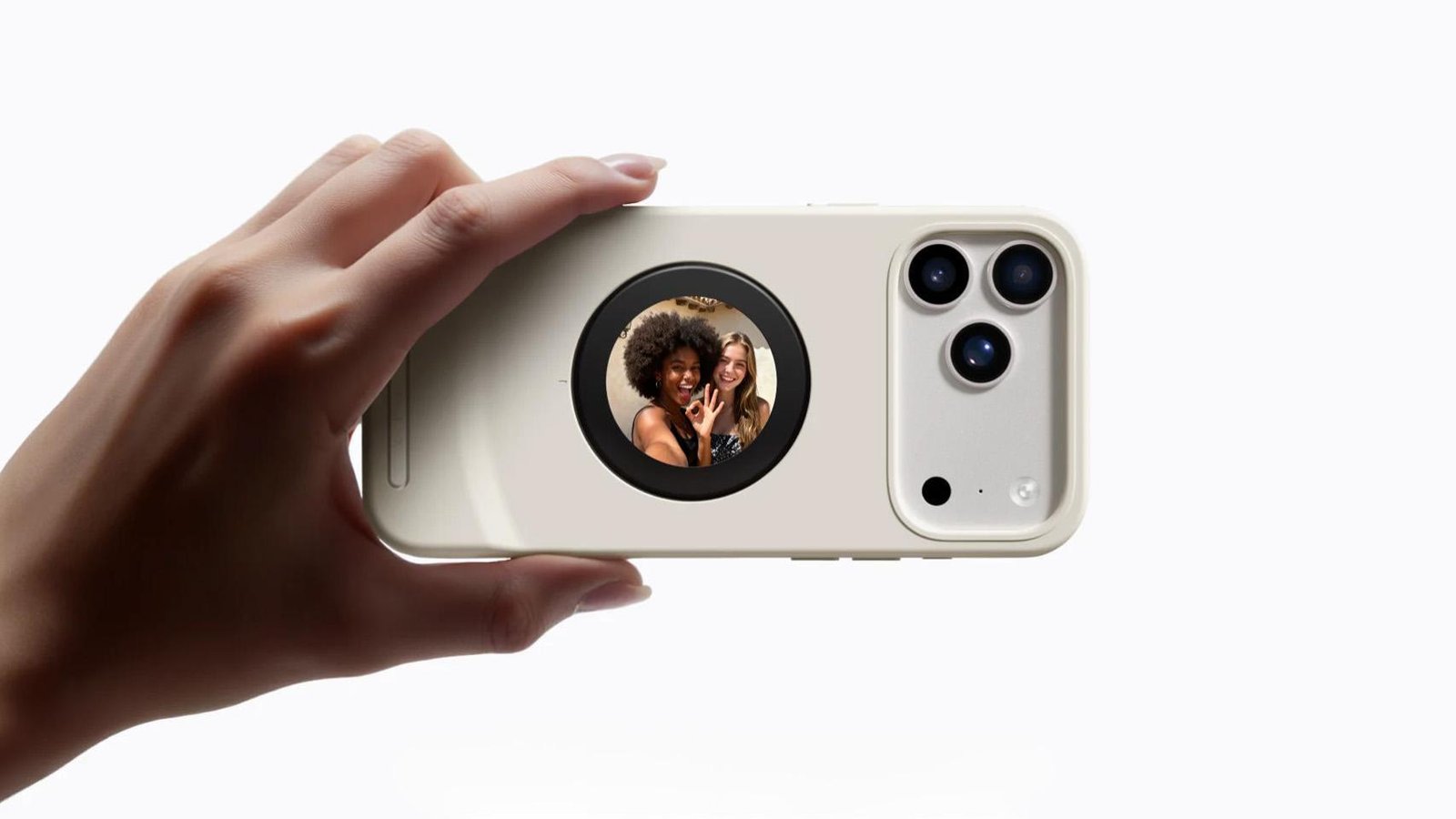 Esta funda para tu iPhone incluye una pequeña pantalla trasera para verte mientras te haces 'selfies' fácilmente
