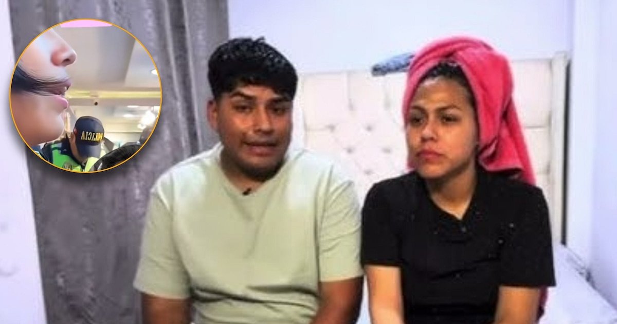 Expareja de Moca la denuncia por robo de iPhone y consumo de S/5 mil: PNP la interviene en plena transmisión en vivo