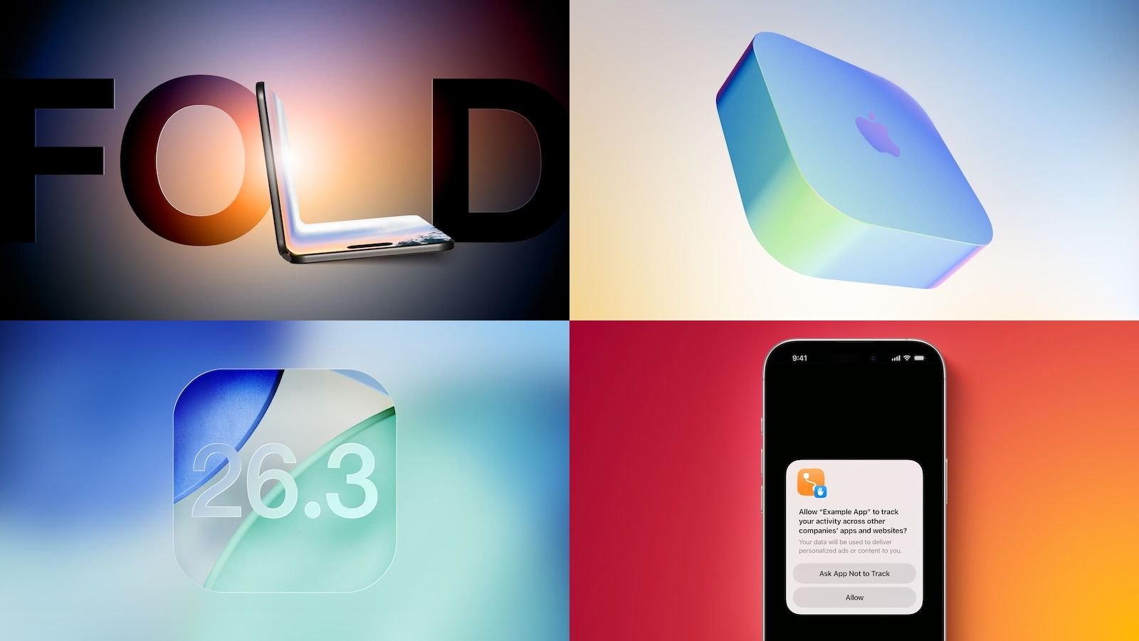 Historias destacadas: maqueta de iPhone plegable, ¿dónde está el nuevo Apple TV? y más