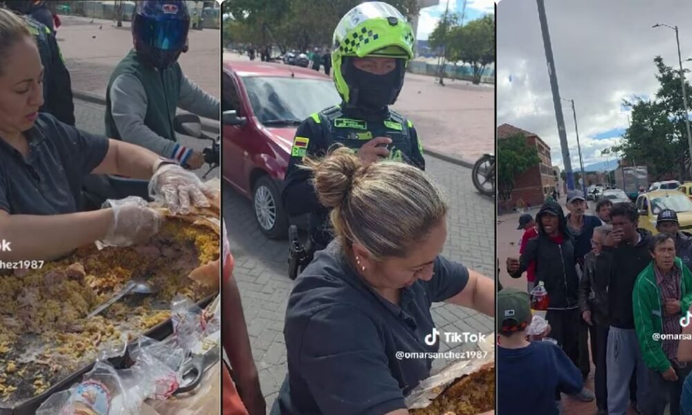 Hombre denuncia hostigamiento de la policía por repartir comida en el centro de Bogotá: “En qué parte de la Constitución está prohibido”