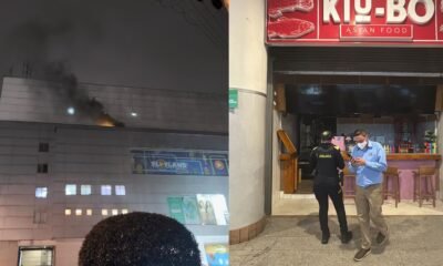 Incendio en plazoleta de comidas del centro comercial San Rafael desata pánico y evacuación en el norte de Bogotá