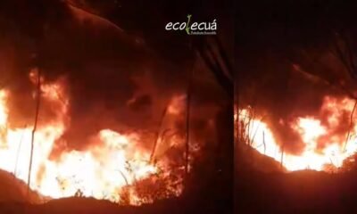 Incendio por diésel en líneas de CENIT provoca emergencia ambiental en Puente Nacional, Santander