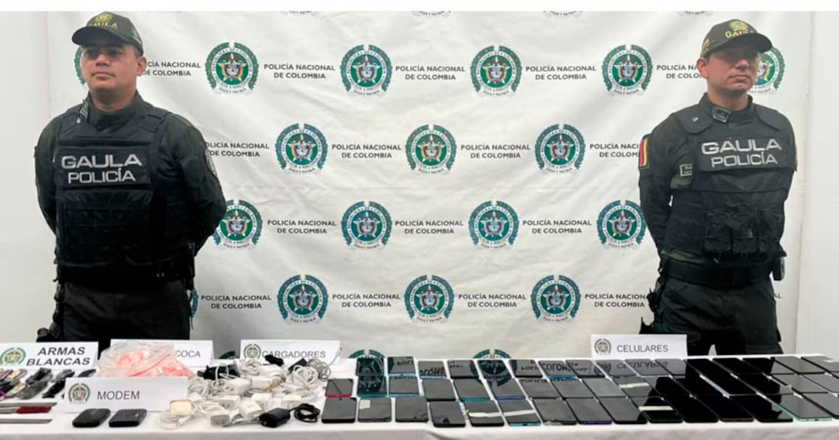 Inpec reveló que más de 33.000 celulares han sido incautados este año en cárceles del país