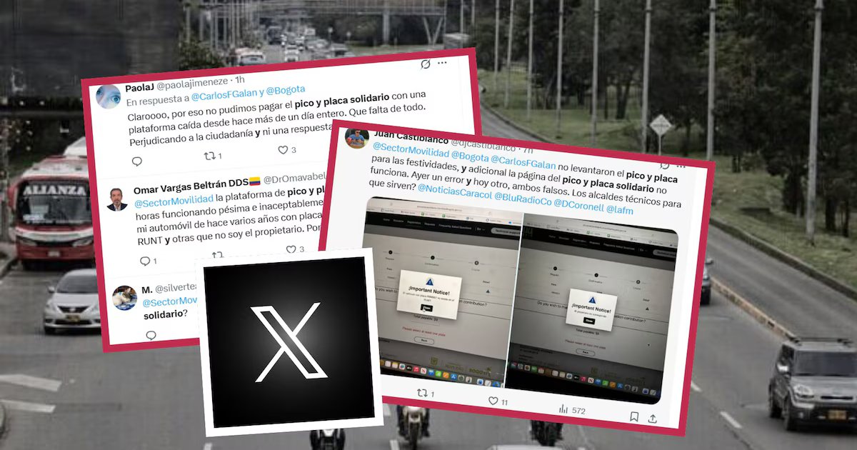 La plataforma del Pico y placa Solidario en Bogotá presenta fallas técnicas: Secretaría de Movilidad aclaró la situación