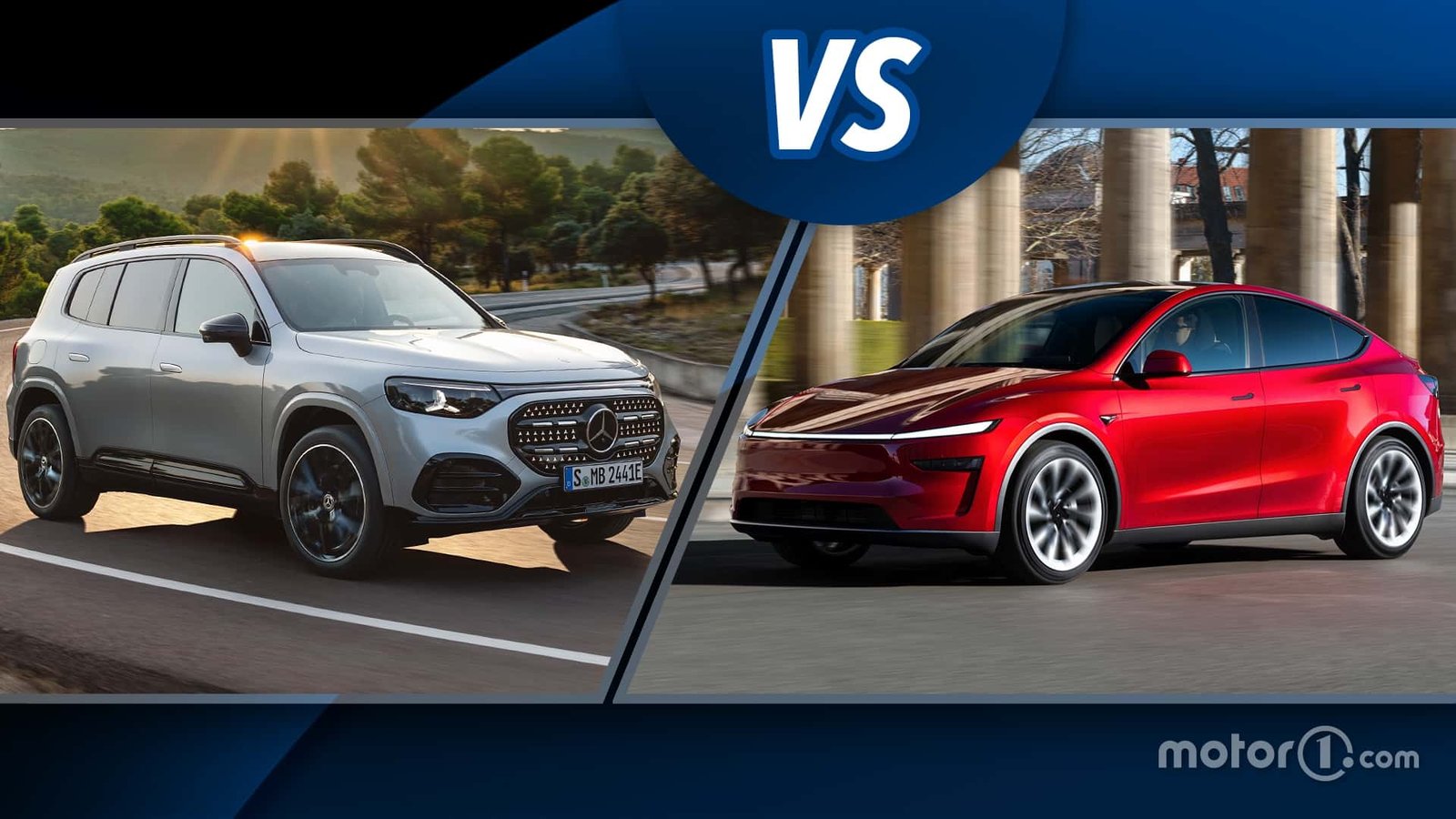 Mercedes-Benz GLB vs Tesla Model Y, desafío de SUV eléctricos