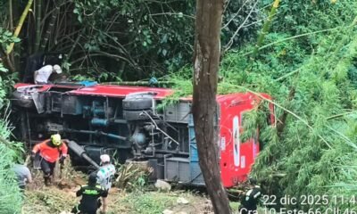 Mujer recién casada sobrevivió al accidente del bus que cayó a un abismo en Medellín: llevaba su vestido de novia para devolverlo