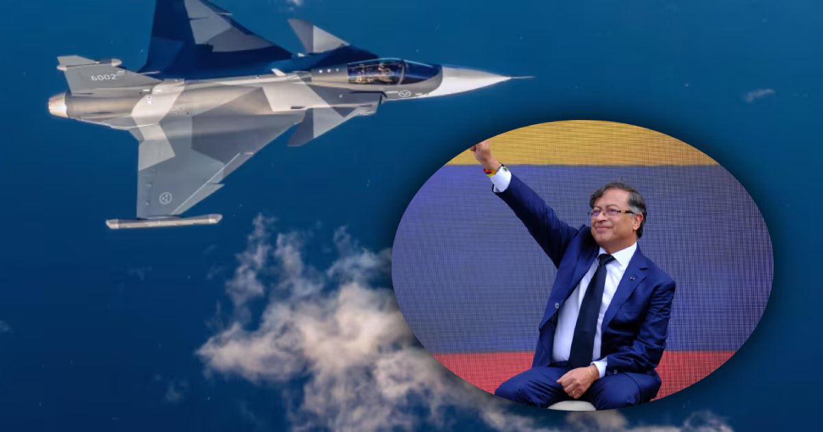 Petro sigue defendiendo la polémica compra de aviones Gripen de críticas por presuntas irregularidades: “Se entregó toda la documentación”