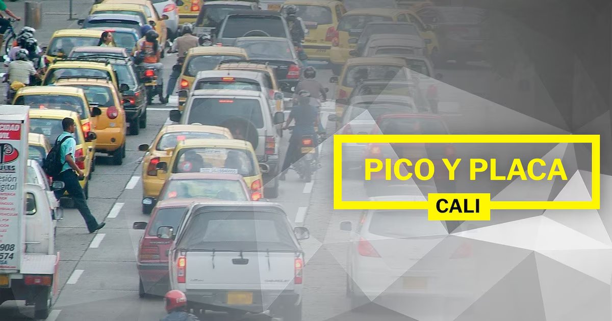 Pico y Placa en Cali: qué autos descansan este lunes 15 de diciembre