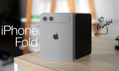 Práctica con una maqueta plegable de iPhone