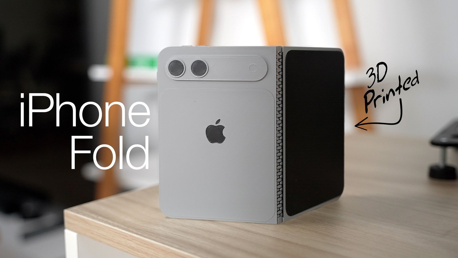 Práctica con una maqueta plegable de iPhone