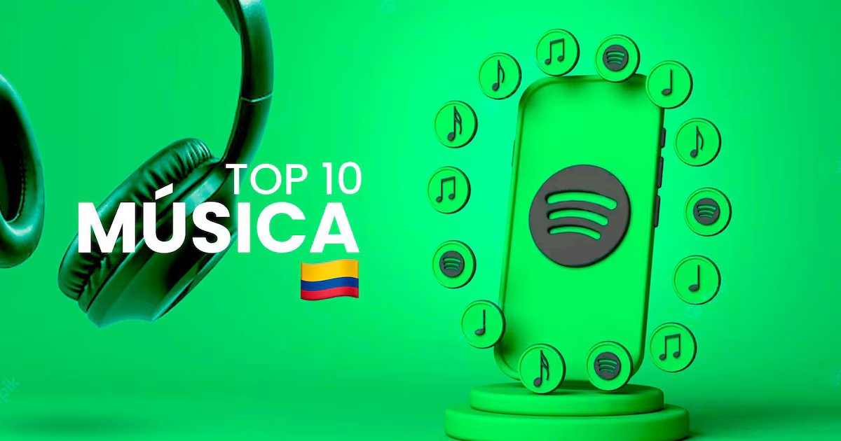 Ranking Spotify: las 10 canciones más escuchadas en Colombia
