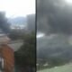 Reportan fuerte incendio en La Estrella, Antioquia: una empresa y varias casas fueron consumidas por las llamas